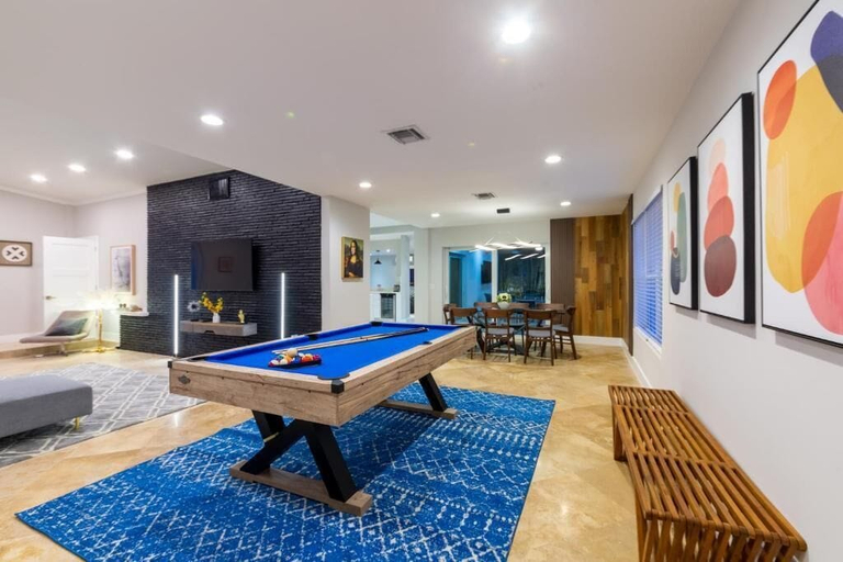 Game room, Villa Azur by Glam Homes, Miami-Dade