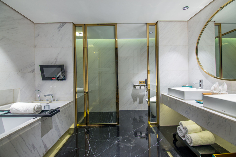 Bathroom 3, Atour S Hotel Guangzhou Yanjiang Middle Raod Tianzi Pier, Guangzhou