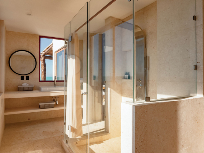 Bathroom 4, Beachfront Hotel Boutique DK, Lázaro Cárdenas