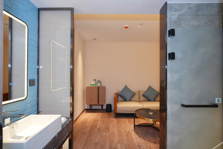 Bathroom 3, Echarm Hotel Yueyang High Speed Railway East Station Wal-Mart, Yueyang