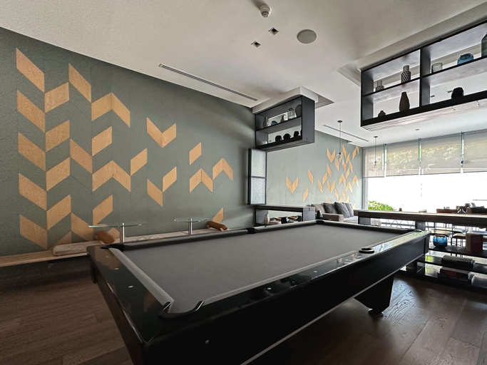 Game room, 1BR Condo in Polanco - Pool - Coworking - Cityview, Mexico City