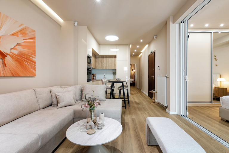 Living area 4, Acropolis Propylaea Apartment by A&A Residencies, Attica