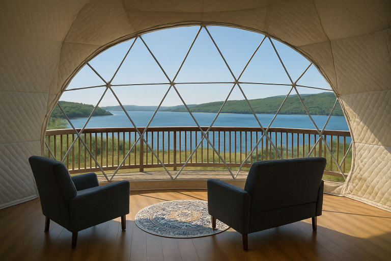 Property grounds 2, Baddeck Domes, Victoria
