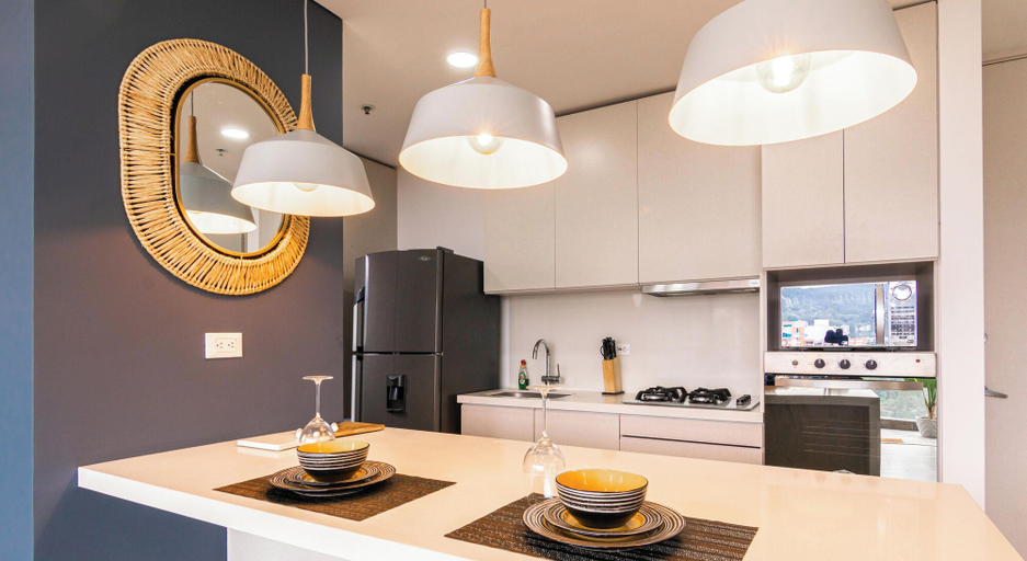Private kitchen 4, Apartamento Urban Studios, Medellín