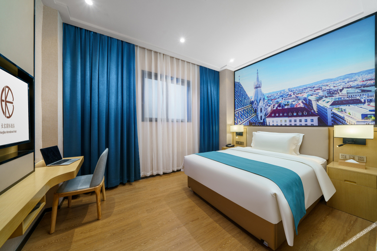 Bedroom 2, Shenzhen ChangBao International Hotel, New Territories
