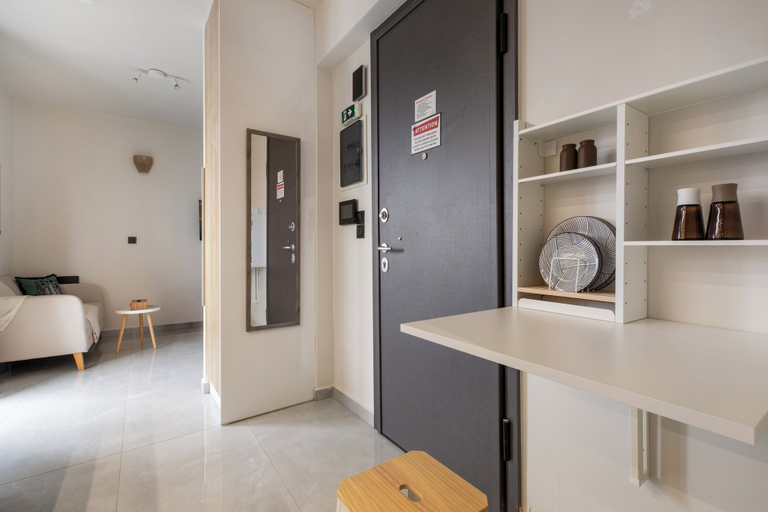 Interior 5, Oraya Chic Studio with Balcony in Athens, Attica