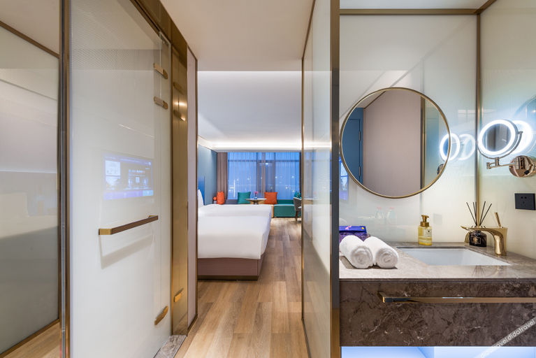 Bathroom 3, Manxin Hotel Linfen Yingbin Avenue, Linfen