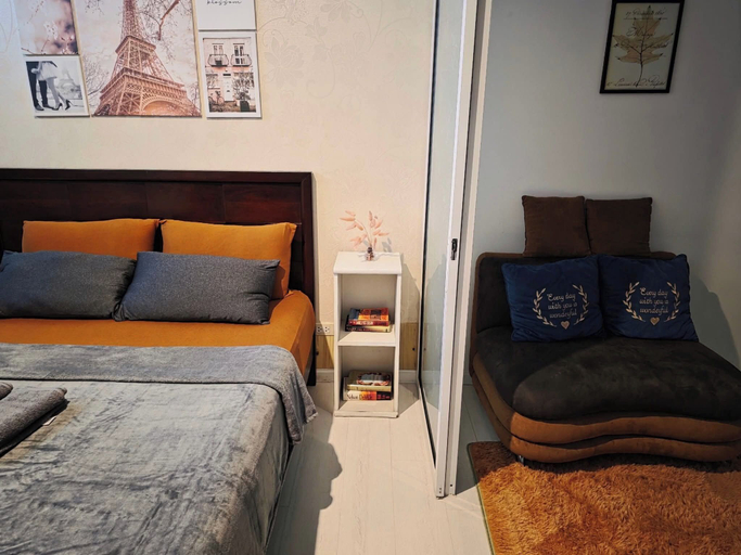 Bedroom 1, Azure Staycation by Sibs, Parañaque