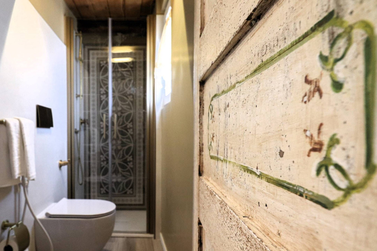 Bathroom 5, Colosseo Garden Lodge, Rome