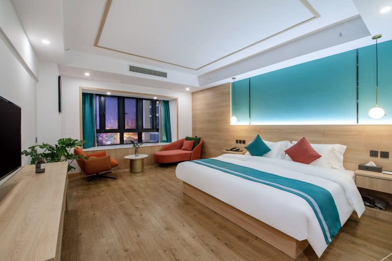 Bedroom 2, Fengxiang Hotel (Chongqing University Town Light Rail Station), Chongqing