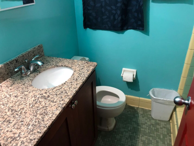 Bathroom, Slumberland Motel, Seminole