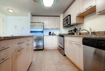 In-Room Kitchen 3, Global Luxury Suites at Mountain View, Santa Clara