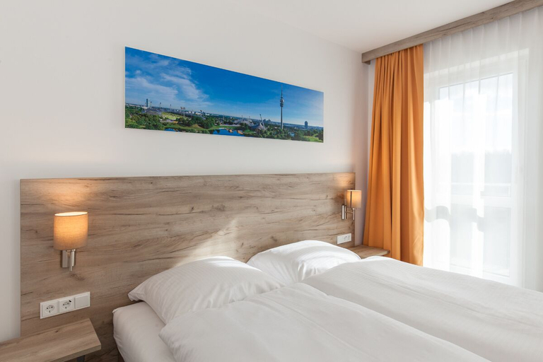 Bedroom 3, Aparthotel Oberfeld West, Selbstversorgerhotel, self-check-in, München