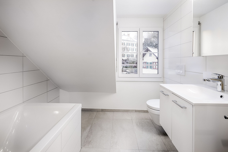 Bathroom 3, VISIMO Apartments St Georgen-Strasse St Gallen - Design City Nature, Sankt Gallen