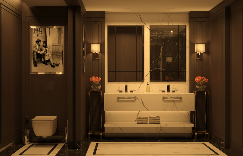 Bathroom 5, Vakko Hotel and Residence, Beşiktaş