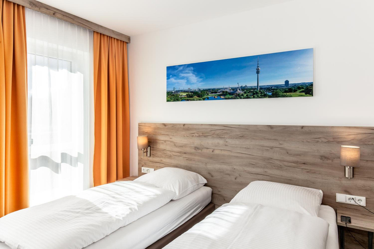 Bedroom 4, Aparthotel Oberfeld West, Selbstversorgerhotel, self-check-in, München