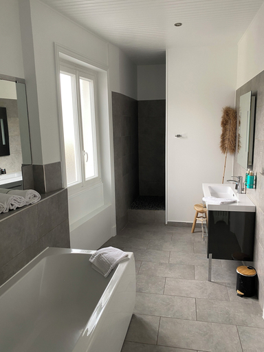 Bathroom 5, Hôtel Quai des Pontis, Charente