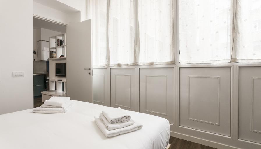 Bedroom 2, Italianway - Magenta 32 Bilocale, Milano