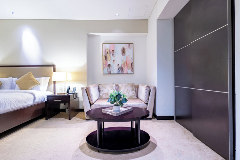 Bedroom 2, SuperHost - Deluxe Studio with Stunning Marina Views - JW Marriott Dubai Marina, Dubai