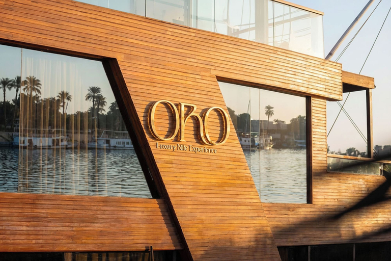 Exterior detail, ORO Luxury Dahabiya Nile Cruise Luxor to Aswan, Luxor