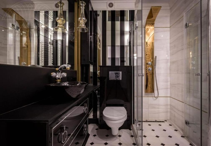 Bathroom 3, The Eleven by Fragola Apartments, Kraków City