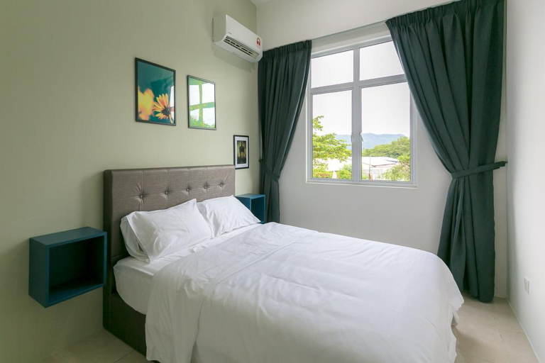 Bedroom 2, GreyWalls Scandinavian House by Sanguine, Pulau Penang