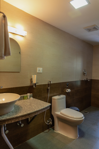 Bathroom, Hotel Fewa Camp, Gandaki