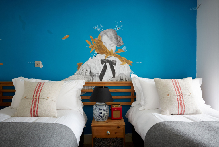 Bedroom 3, Artist Residence Penzance, Cornwall
