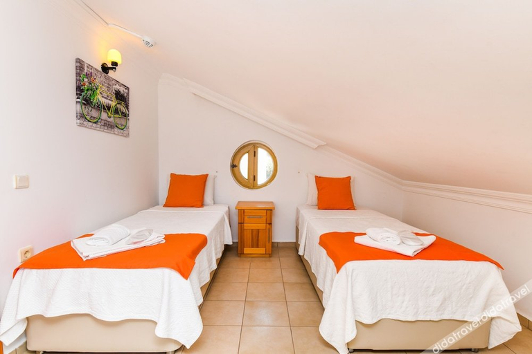 Bedroom 2, Kışla Villas, Kaş
