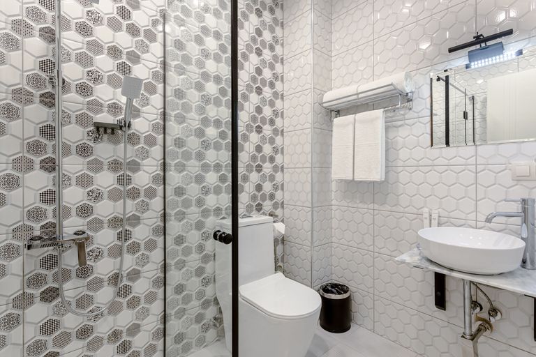 Bathroom, Hotel Tsiga, Kazbegi