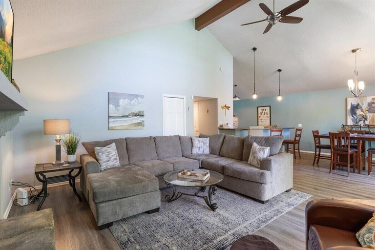 Living area 4, Margaritaville Family House Next to Pool, Camden