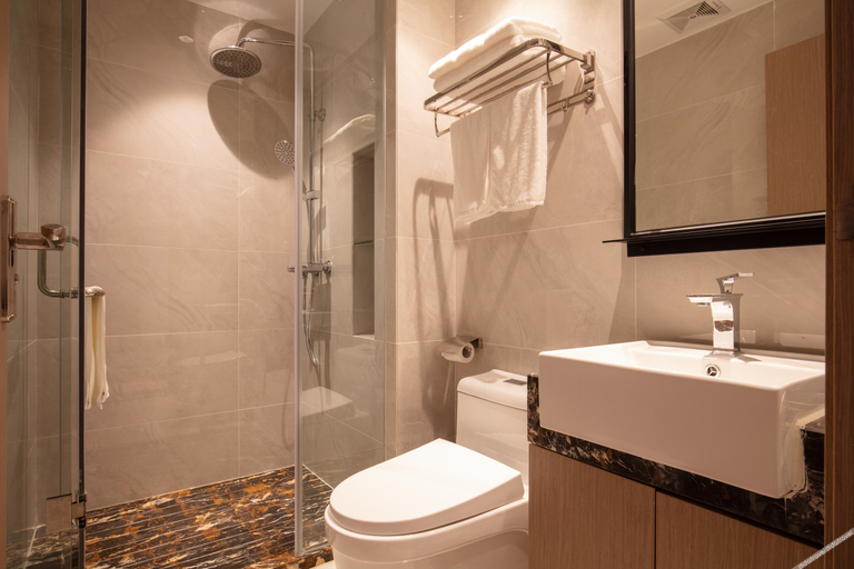 Bathroom 3, Qianbai Apartment(Zhuhai Jinwan Airport), Zhuhai
