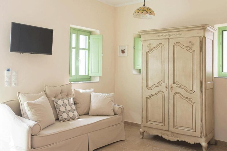 Living area 3, Alkyon Seaside Studios, Peloponnese