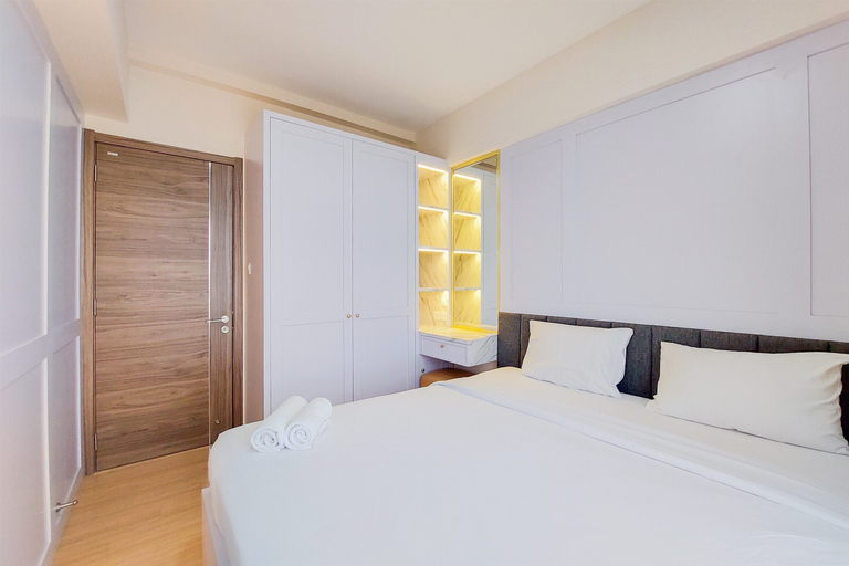 Bedroom 3, Restful and Comfy 2BR at Sky House BSD Apartment By Tarvelio, South Tangerang