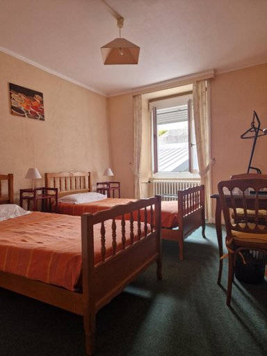Bedroom 4, Hotel de la Gare - Morlaix, Finistère
