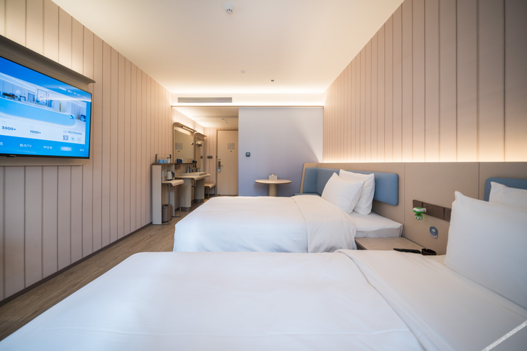 Bedroom 2, Hanting Hotel Meihekou Municipal Government, Tonghua