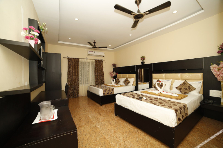 Bedroom 2, Hotel Ragavendra, Ramanathapuram