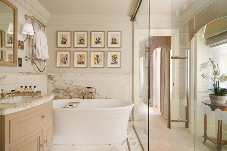 Bathroom 3, Grantley Hall, North Yorkshire