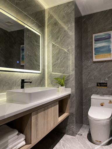 Bathroom, VX Hotel Wuxi Dangkou Scenic Area, Wuxi