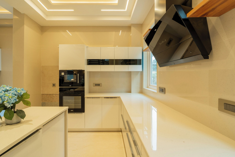 Private kitchen 3, ELIVAAS privé Royce Rose 4BHK Hilltop, Solan