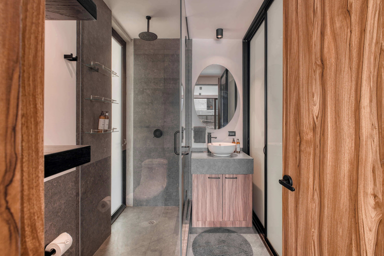 Bathroom 4, Brand New 2 BR Condo in Roma Norte - Rooftop, Mexico City