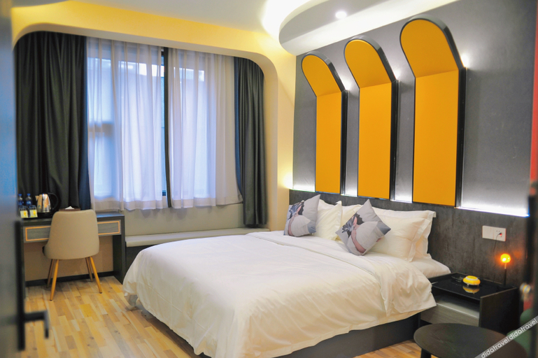 Bedroom 2, Huanbian Art Hotel (Eastern Suburb Memory Jianshe North Road Subway Station), Chengdu