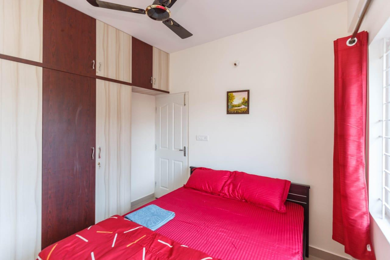 Bedroom, MistyBlue Serviced Apartments, Bangalore