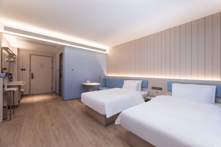 Bedroom 2, Hanting Hotel Nanjing Gaochun Beiling Road, Nanjing
