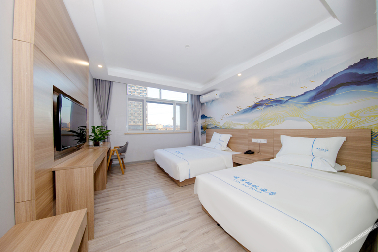 Bedroom 3, City Ant Hotel (Nanjing Wutang Square Metro Station), Nanjing