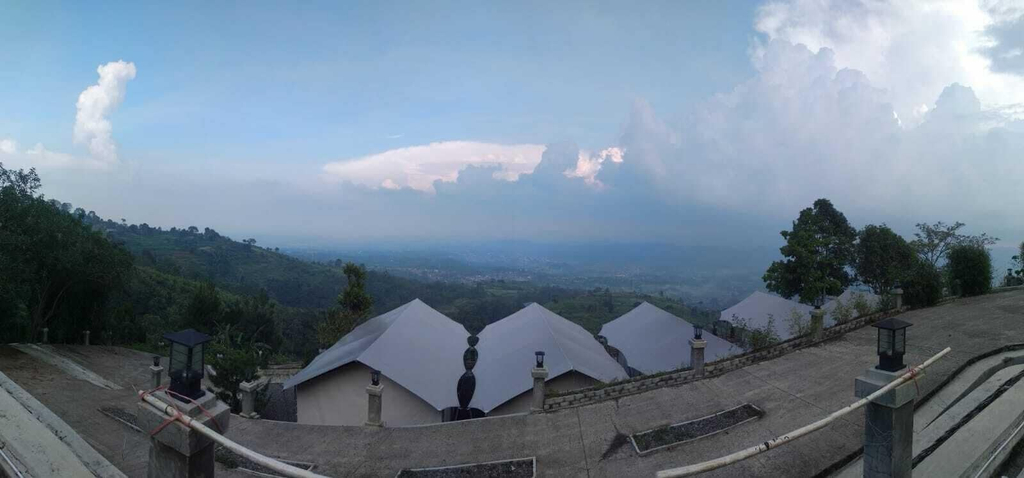View from property, royal mulia glamping, Kuningan