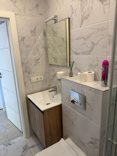 Bathroom 2, All Seasons Palanga Apartaments, Palangos