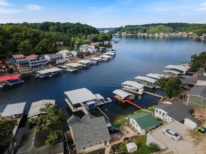Aerial view 4, Beautiful Lake Front Home With Private Dock In Lick Branch Cove, Morgan