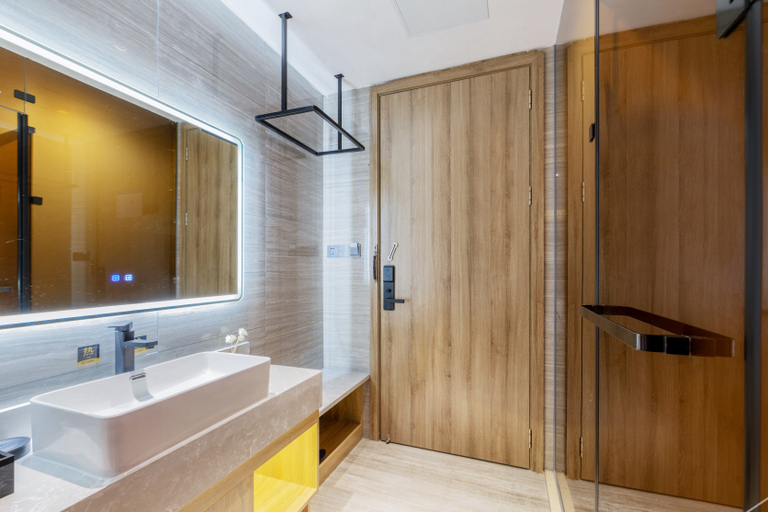 Bathroom, Waltz smart hotel, Dongguan