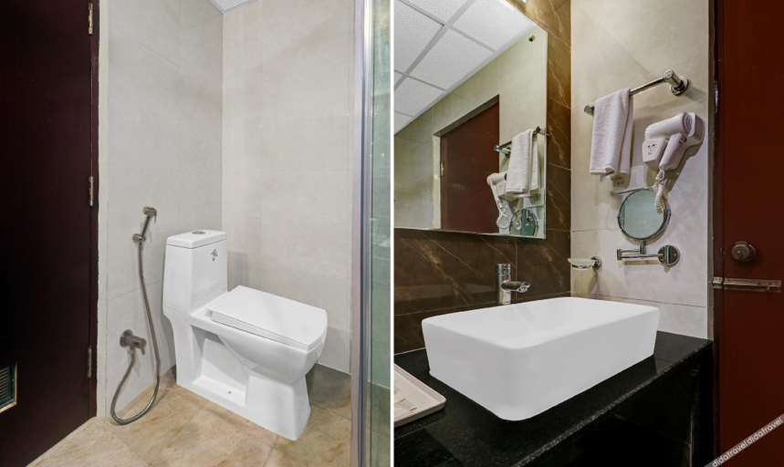 Bathroom, Treebo Trend Shri Aprameya Resort, Mysore